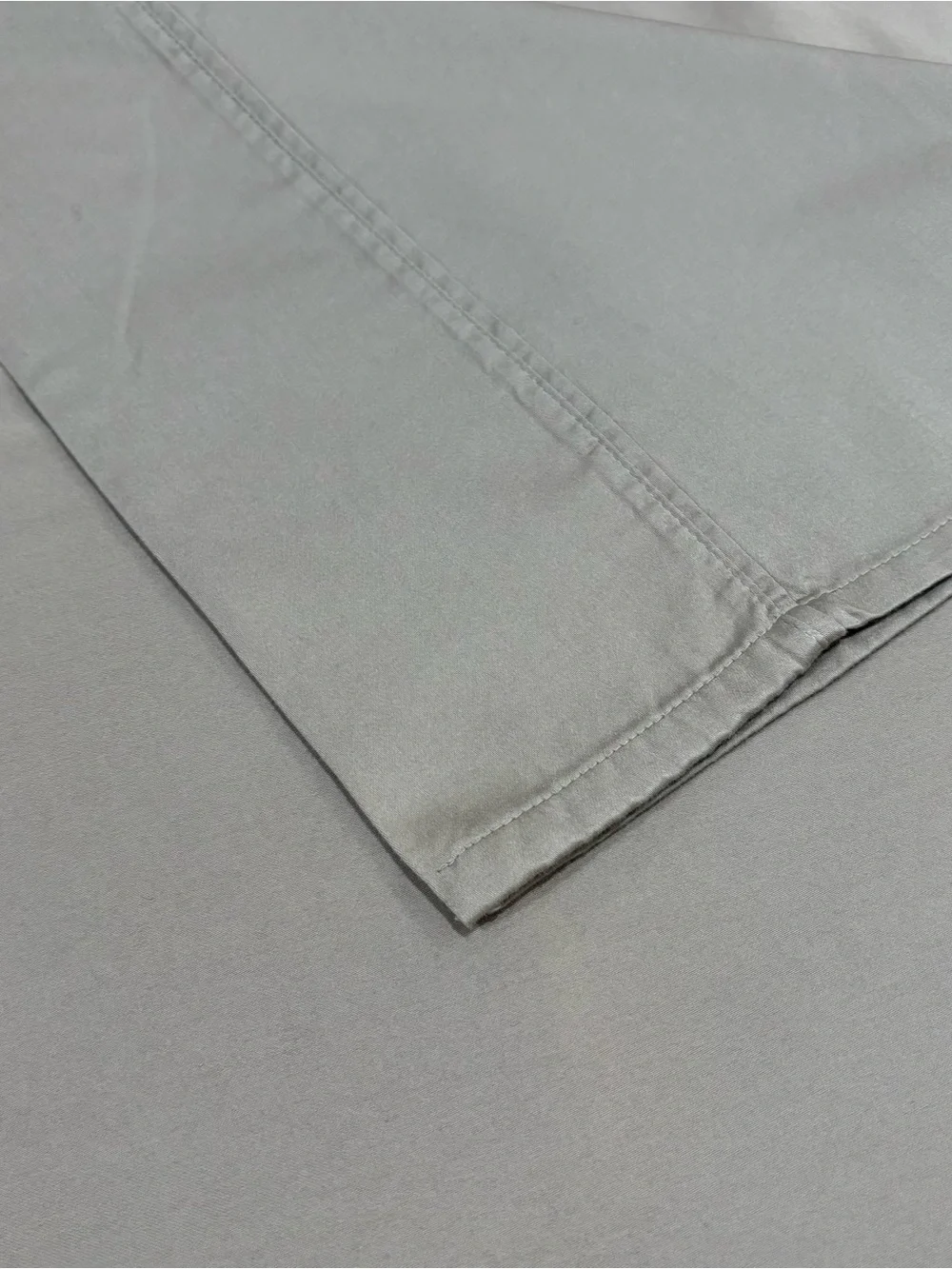 HEARTLAND HOMEGROWN Sheet Set Cotton Twin Size 100% Home Grown Cotton Taupe 2pc